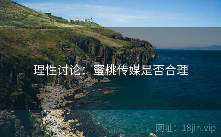 理性讨论：蜜桃传媒是否合理