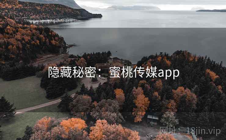 隐藏秘密:蜜桃传媒app