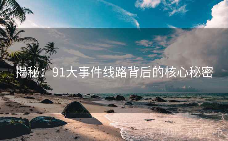 揭秘:91大事件线路背后的核心秘密
