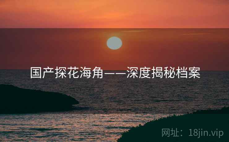 国产探花海角——深度揭秘档案